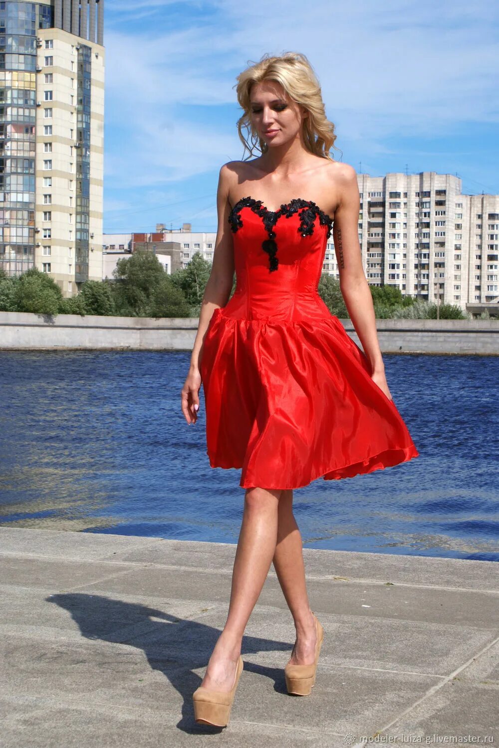 Платья спб фото Коктейльное платье в стиле барби долл в интернет-магазине на Ярмарке Мастеров Пл