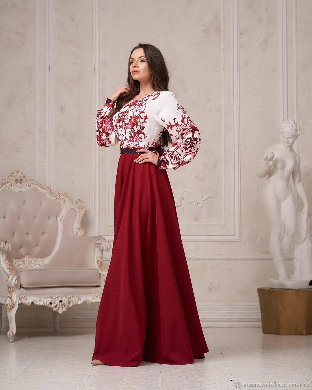 Платья спб фото "Белые ночи Петербурга" Платье в макси длине в интернет-магазине Ярмарка Мастеро