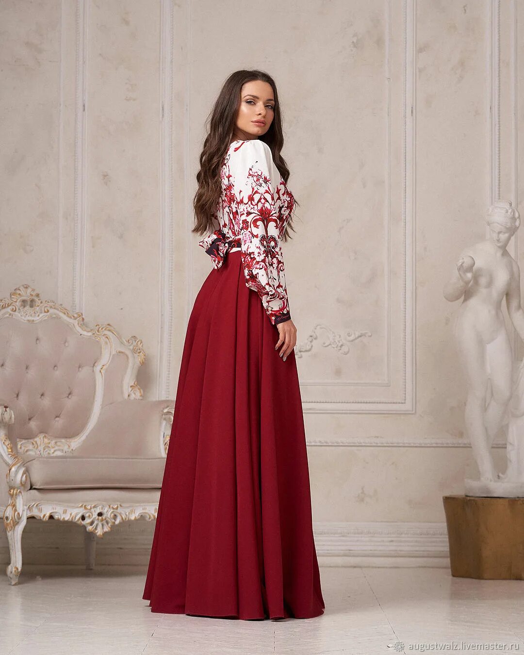 Платья спб фото "Белые ночи Петербурга" Платье в макси длине в интернет-магазине Ярмарка Мастеро