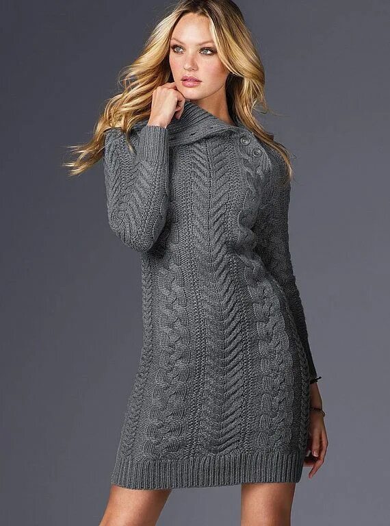 Платья спицами фото Hand Knit Women dress sweater coat aran jacket от BANDofTAILORS Связаные крючком