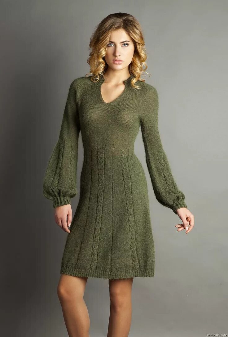 Платья спицами фото viola stils Knit dress pattern, Crochet dress pattern, Lace dress with sleeves