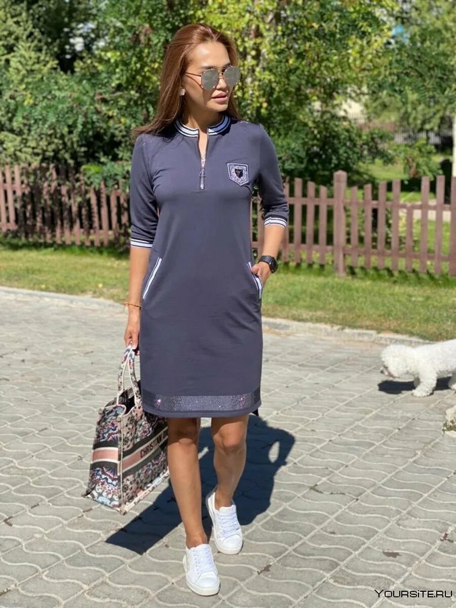 Платья спорт шик 2024 фото Платье спортивного стиля фото - Profhobby.ru