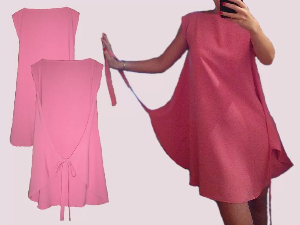 Платья сшить фото Розовое платье необычного кроя Fashion, Dress, Cold shoulder dress