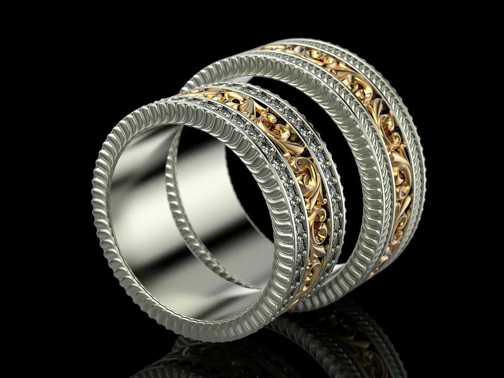 Платья свадебные кольца фото Обручальные кольца оригинальные ажурные с бриллиантами (694314) купить недорого 