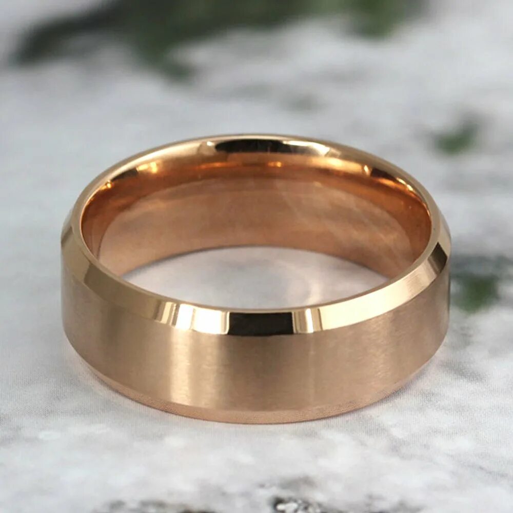 Платья свадебные кольца фото Contever ® Anillo de hombre y mujer acero de Titanio Acero Pulido Ring Venda Diá