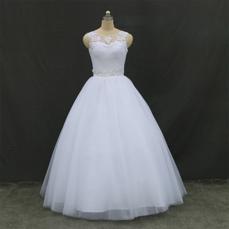 Платья свадебные недорого фото воронеже Fansmile Double Shoulder Vestidos de Noivas Ball Gown Wedding Dress 2020 White P