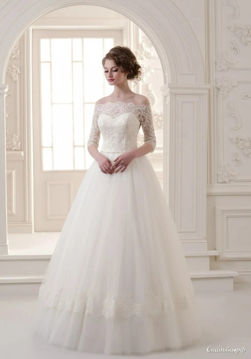 Платья свадебные недорого фото воронеже Купить свадебное платье M61958 (цвета: белый) - Свадебный салон Marrydress