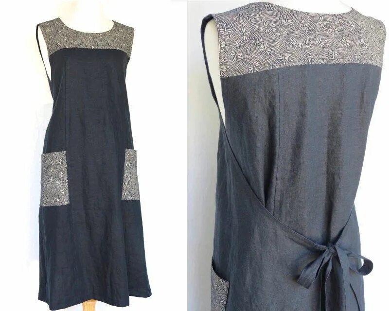 Платья своими руками фото Мобильный LiveInternet Платье-фартук. Идеи, выкройки N_N_N - Sioma_kot Японское 