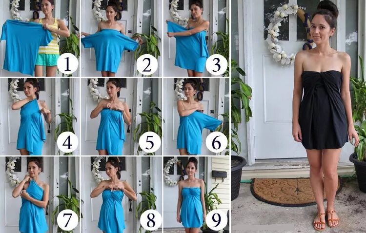 Платья своими руками фото Платье из футболки своими руками фото Duhi-Queen.ru