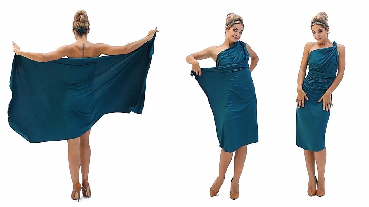 Платья своими руками фото Платье в римском стиле на одно плечо (платье-трансформер "Лунги") Платье трансфо