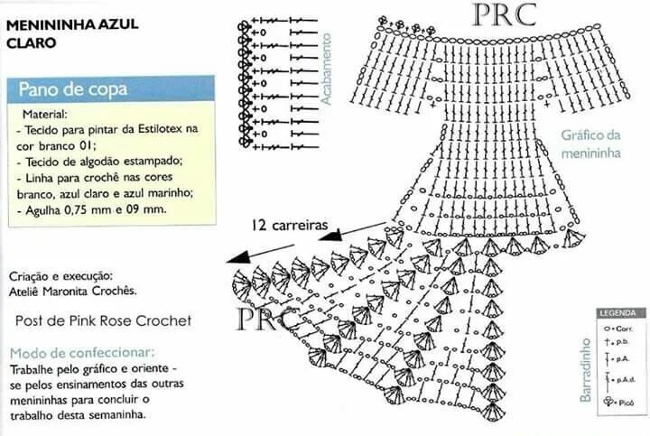 Платья связанные крючком для кукол схемы Crochet Doll Dress Applique Patterns dolldresspatterns - Her Crochet Схемы вязан