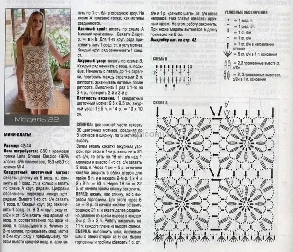 Платья связанные крючком схемы и описания Фото 868651318296 из альбома Платья,сарафаны (строго со схемой). Смотрите в груп