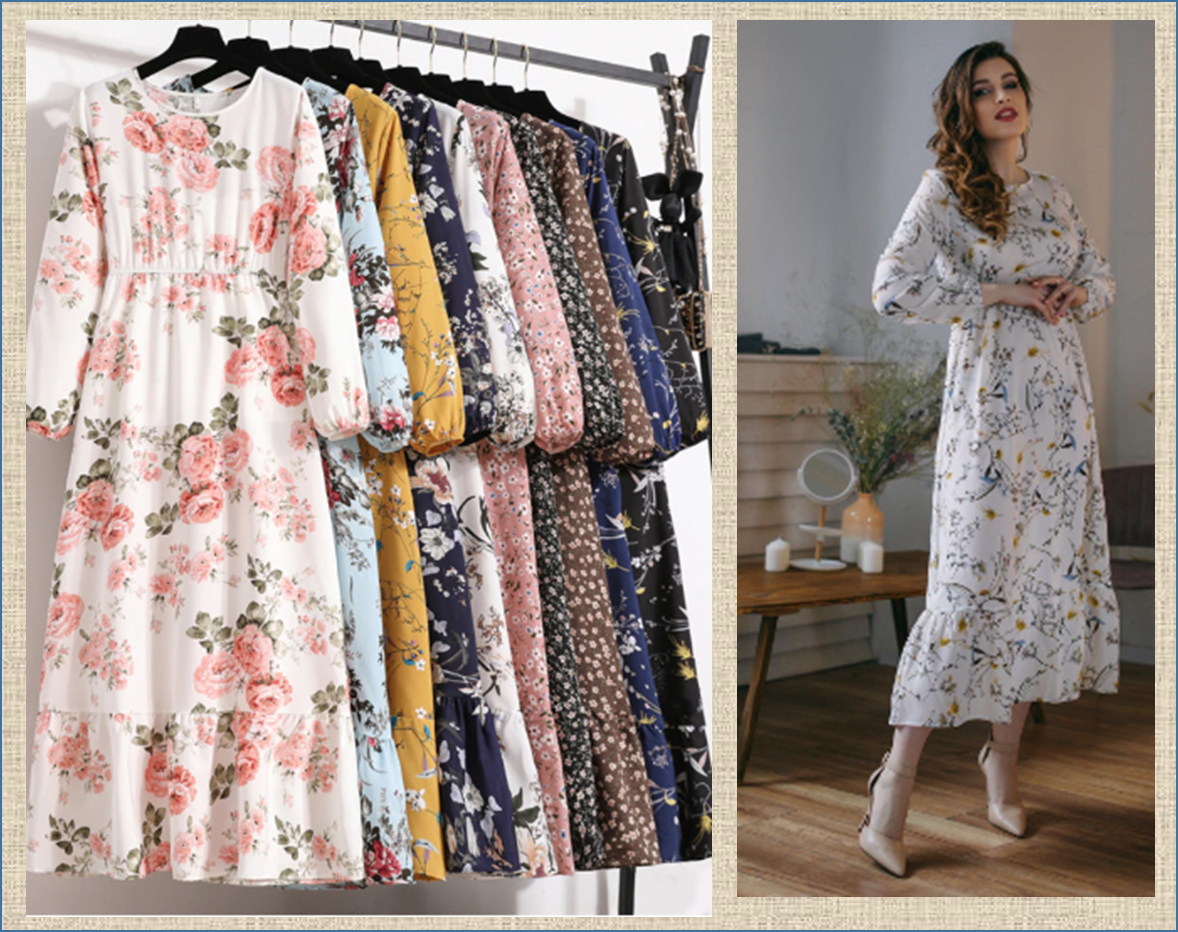 Платья цены фото рязань Платье из штапеля "Душечка" - "Черно-белые цветы" с картинками