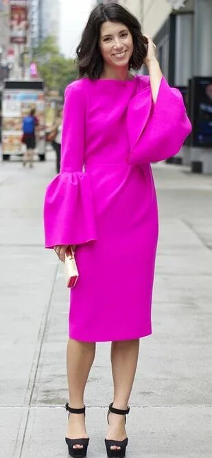 Платья цвета фуксии фото STREET STYLE CHIC Best party dresses, Street style chic, Style