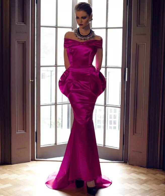 Платья цвета фуксии фото Posts from February 2014 on Jolita Jewellery Long sleeve floral maxi dress, Awar