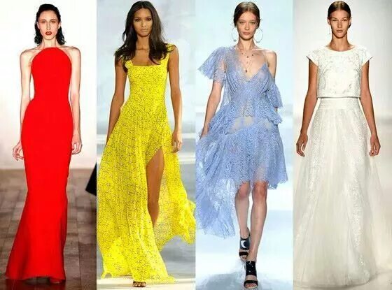Платья тенденции фото Pin by Elena Olvera on Fashion Color trends fashion, New york fashion week, Fash