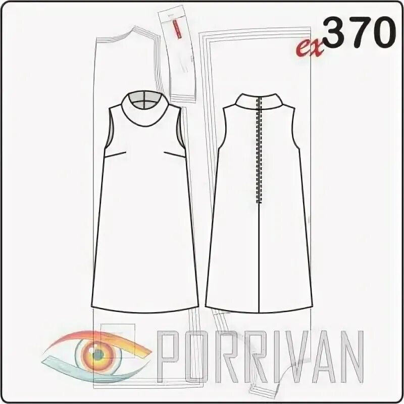 Платья трапеция скачать выкройку Выкройка платья трапеции - Porrivan Выкройки, Выкройка платья, Шить рубашки