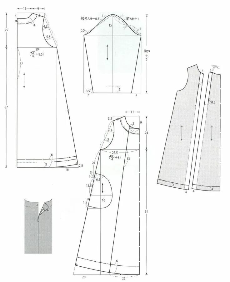 Платья трапеция скачать выкройку Шитье простые выкройки простые вещи. Запись со стены. Выкройки, Шитье, Стена