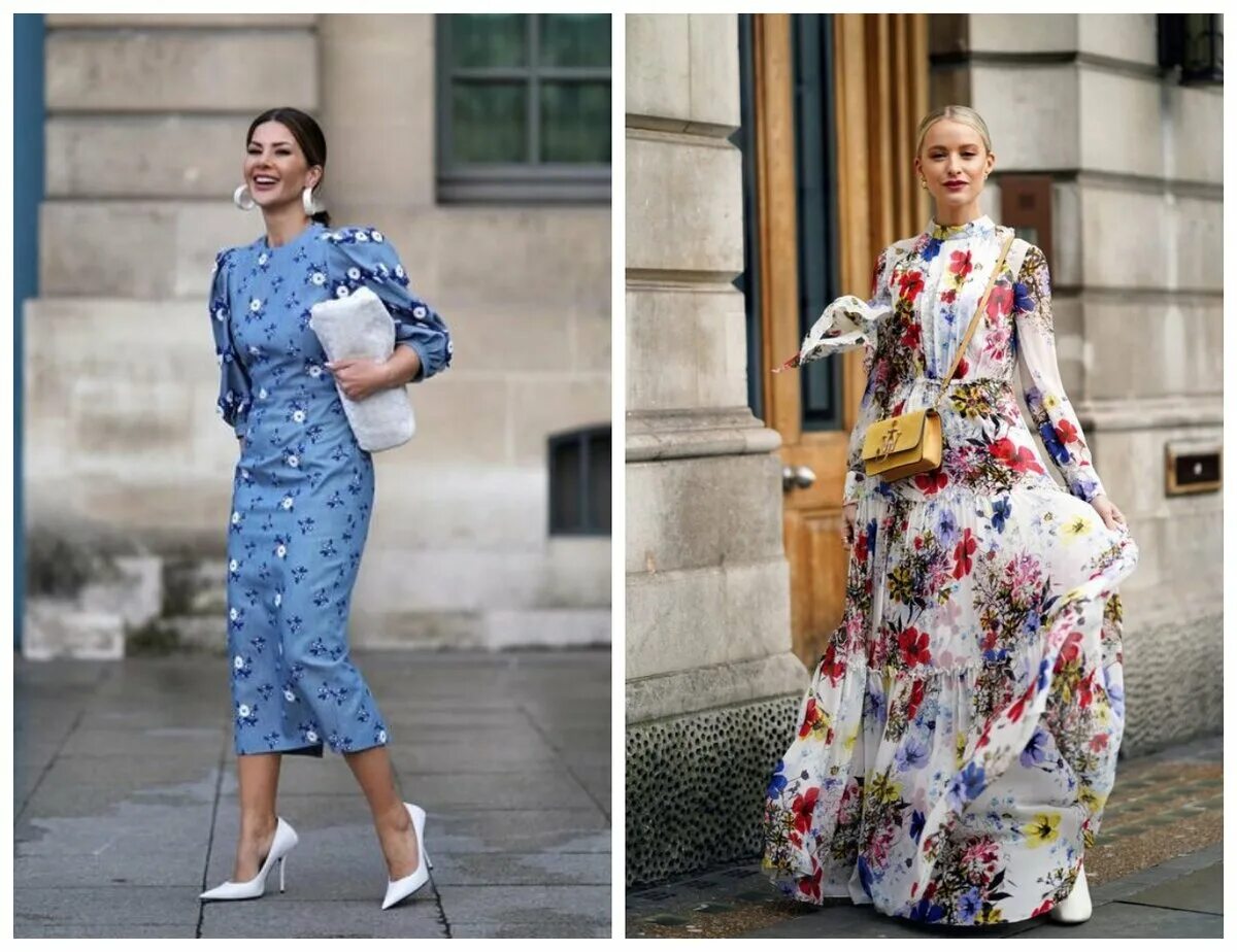Платья тренд 2024 модные Принты и цвета платьев, которые будут самыми модными весной и летом 2023 года Да