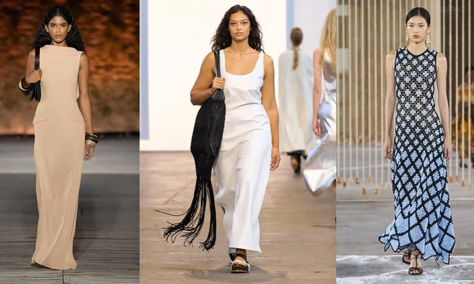 Платья тренд 2024 модные Модные платья на весну-лето 2024: стилист показала одежду, которая должна быть в
