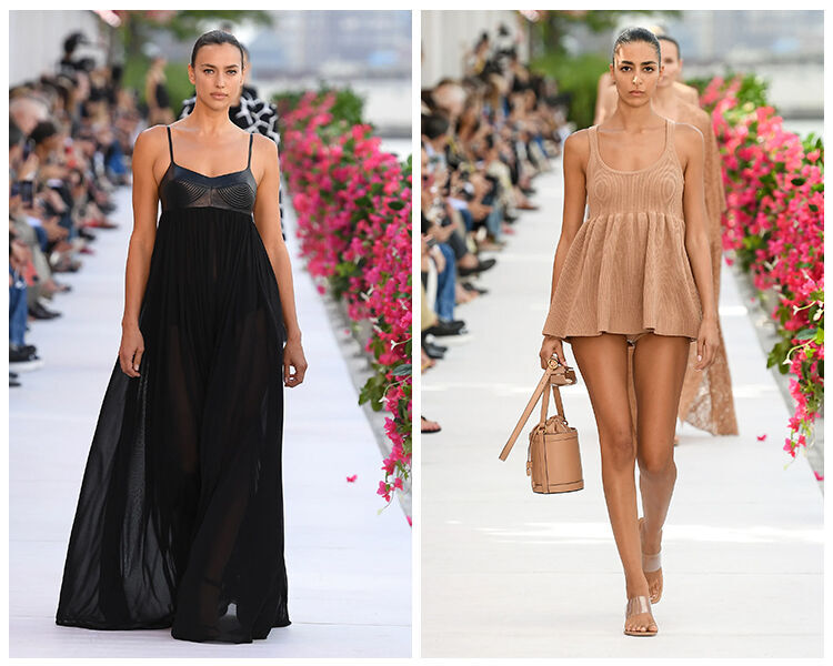 Платья тренд 2024 модные Коллекция Michael Kors тренды с недели моды в Нью-Йорке весна-лето 2024 - Я Поку