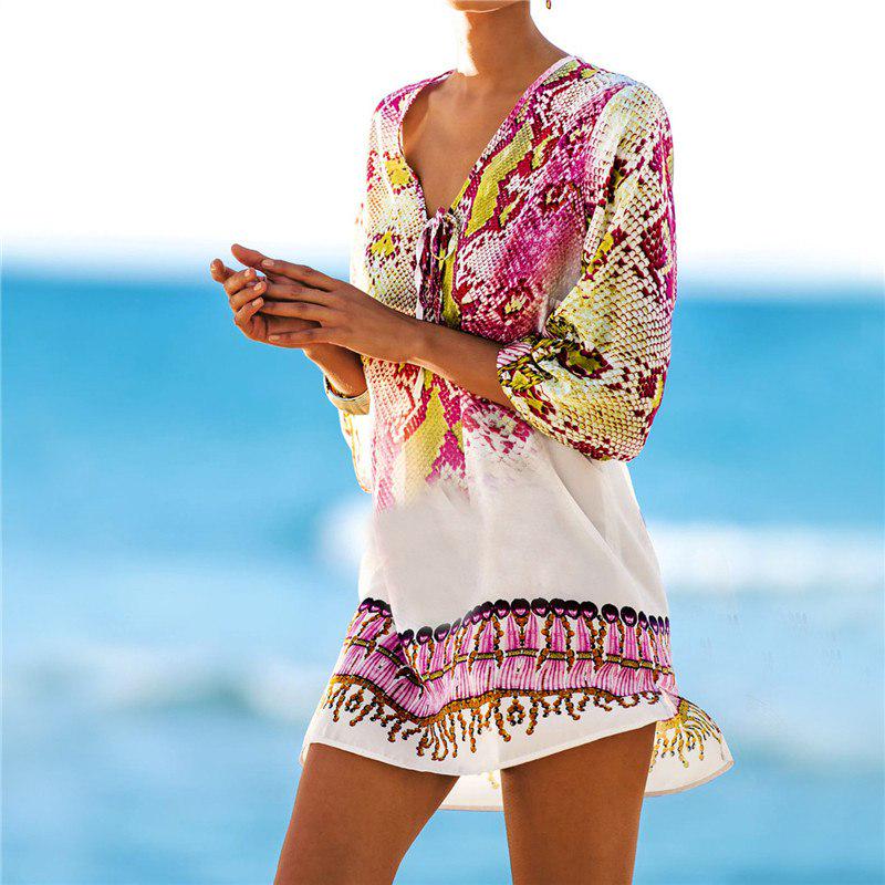 Платья туника фото Пляжное платье 2020, туника, сексуальные женские летние платья, повседневное пла