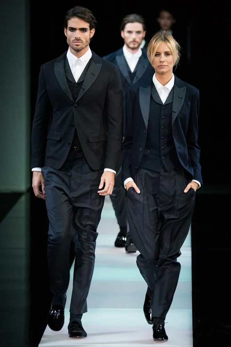 Платья в мужском стиле Giorgio Armani Fall 2015 Menswear Fashion Show Giorgio armani, Georgio armani, A