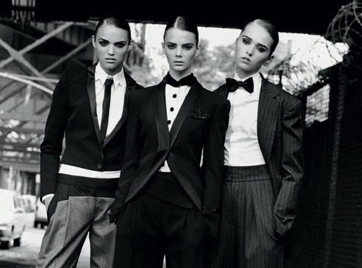 Платья в мужском стиле Fashion Gone Rogue Exclusive Fashion * Black & White & Shades of Grey Fashion, U