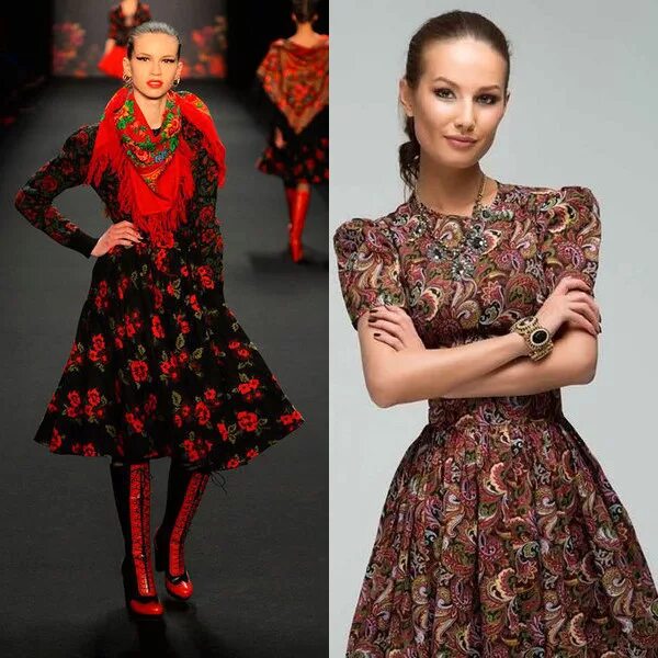 Платья в народном стиле фото Платья в русском народном стиле для весны и лета 2019 года: фото моделей и декор