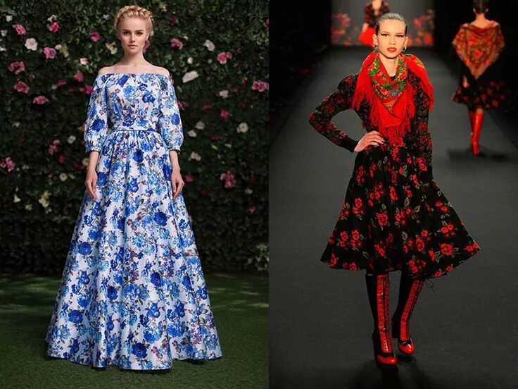 Платья в народном стиле модная версия Women's dress in Russian style. Dresses in Russian style. Русская мода, Стили пл