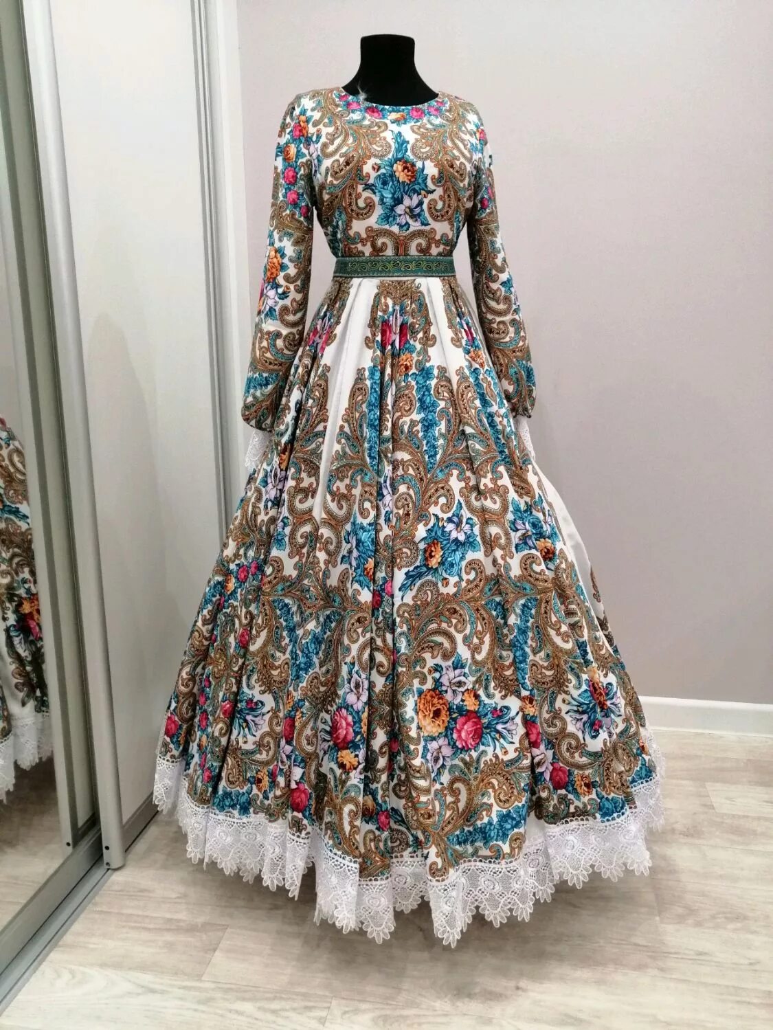 Платья в народном стиле модная версия Комплект в Русском Стиле в интернет-магазине Ярмарка Мастеров по цене 27000 ₽ - 