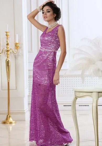 Платья в орле фото и цены Купить вечернее платье В48973 (цвета: фиолетовый) - Свадебный салон Вивьен бутик