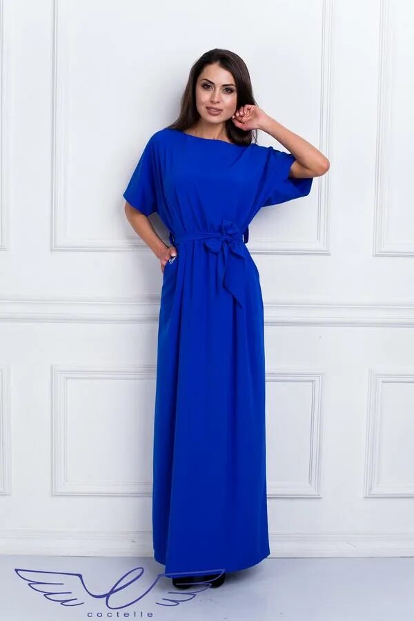 Платья в пол фото Эстель электро Платья