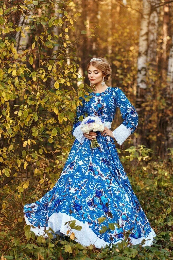 Платья в русском народном стиле фото Russian style, blue dress, Fashion, lace Russian fashion, Maxi dress with sleeve
