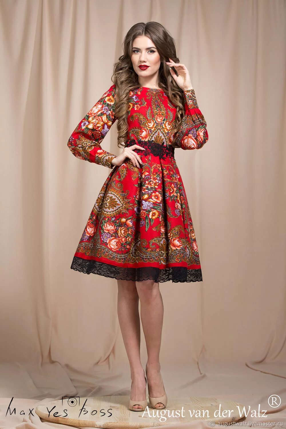 Платья в русском народном стиле фото "Magic of Boho" Платье из платков в стиле А-ля Русс в интернет-магазине Ярмарка 