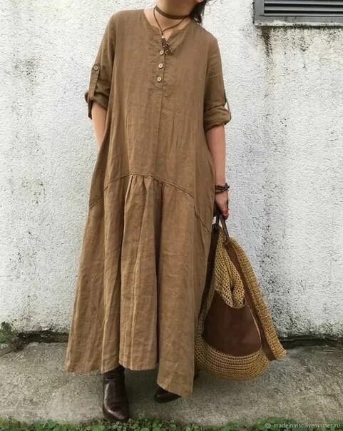 Платья в стиле бохо 2024 модные тенденции Фотография Платье с коротким рукавом, Платье рубашка, Платья макси