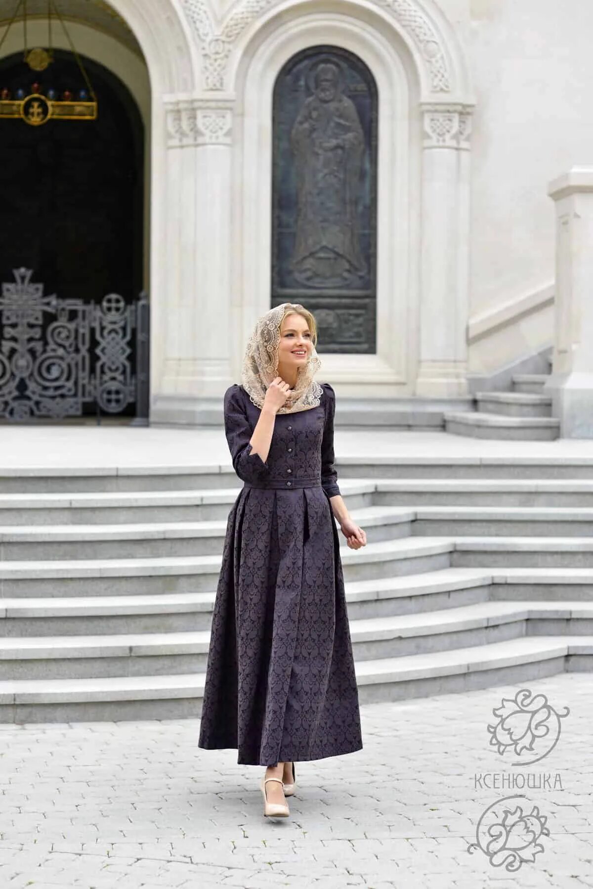 Платья в церковь фото 5 платьев от марки "Ксенюшка" - Православный журнал "Фома"