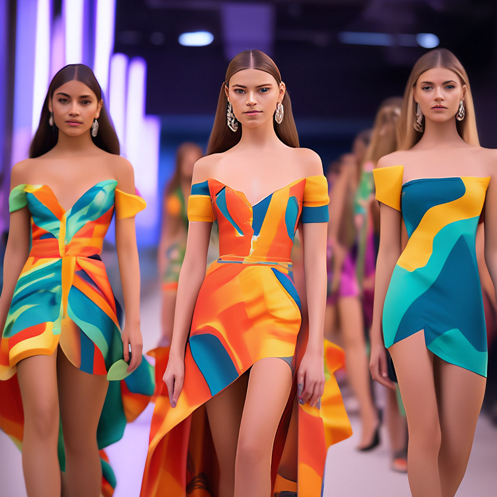 Платья вечерние 2024 тренды модные Весна - 2024. Тренды" - создано в Шедевруме