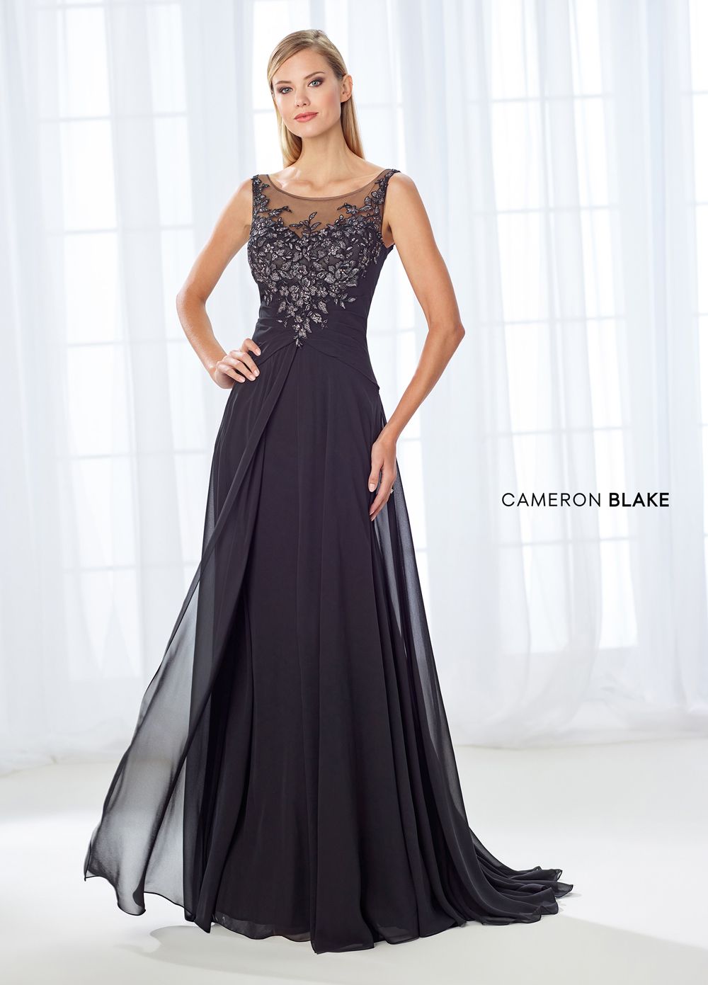Платья вечерние фото минск This Cameron Blake 118680 evening dress features an A-line silhouette with a lac