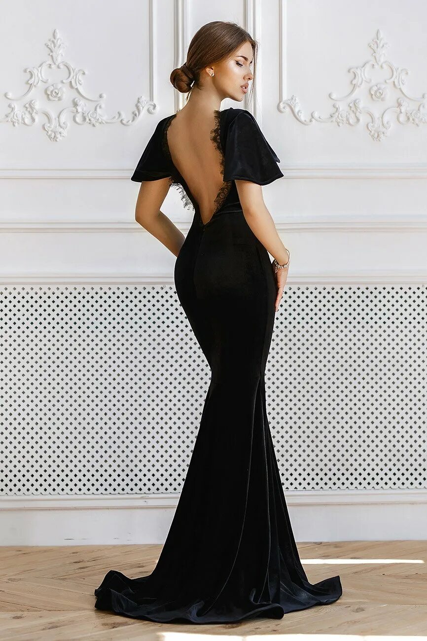 Платья вечерние фото спина В пол с открытой спиной: найдено 87 картинок