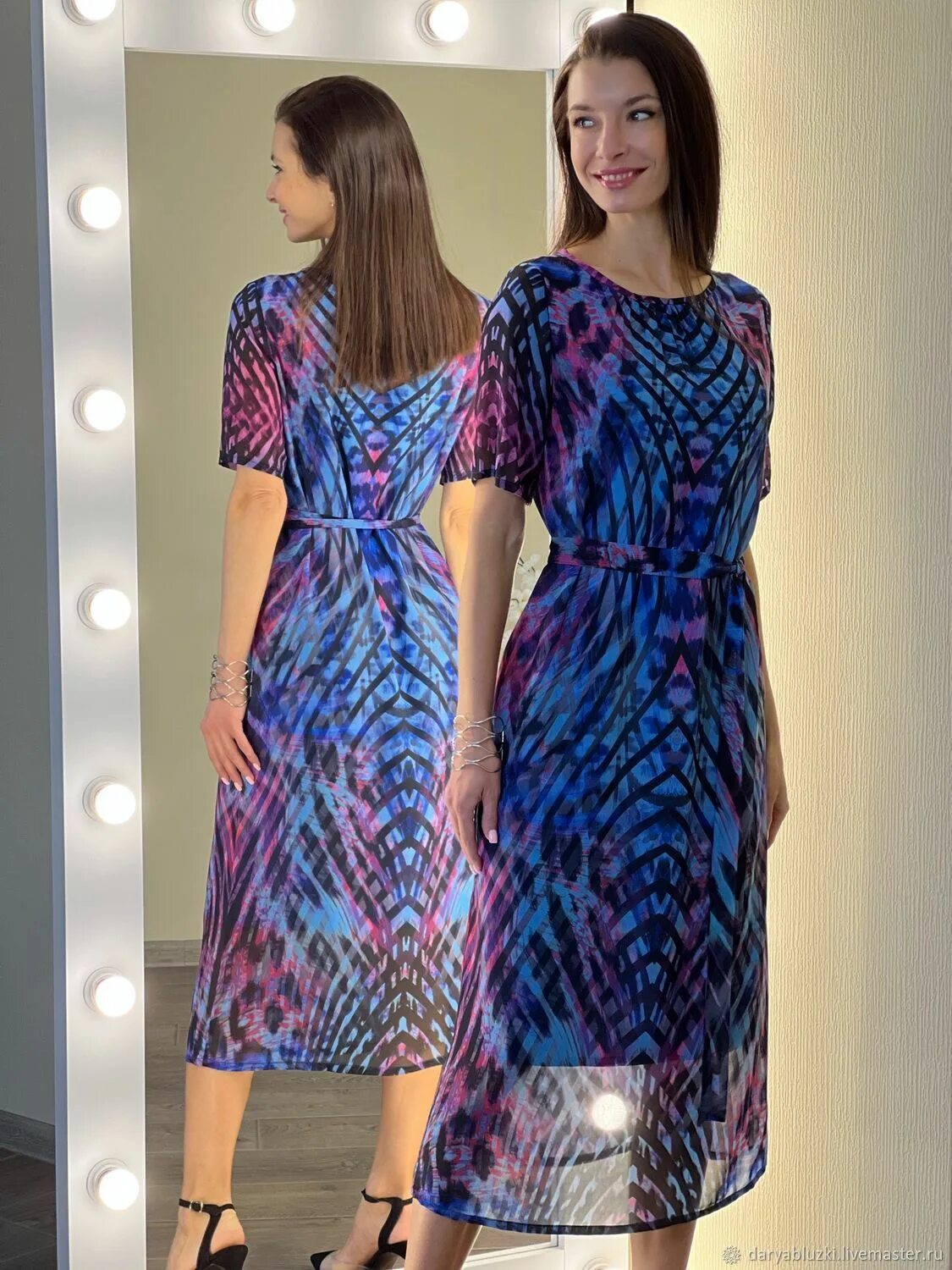 Платья во владимире цены и фото Платье из искусственного шелка купить в интернет-магазине Ярмарка Мастеров по це