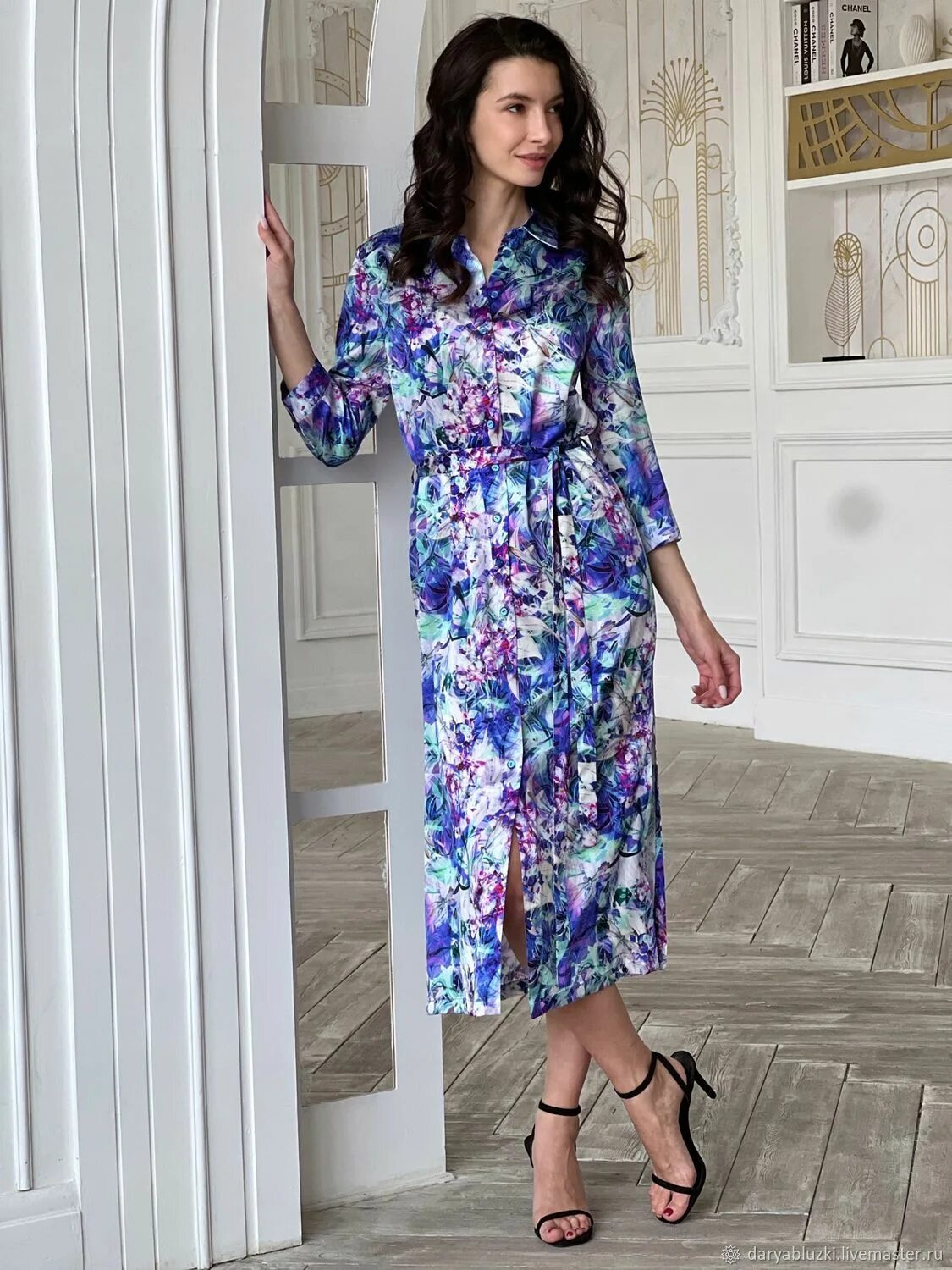 Платья во владимире цены и фото Шелковое платье-рубашка купить в интернет-магазине Ярмарка Мастеров по цене 7883