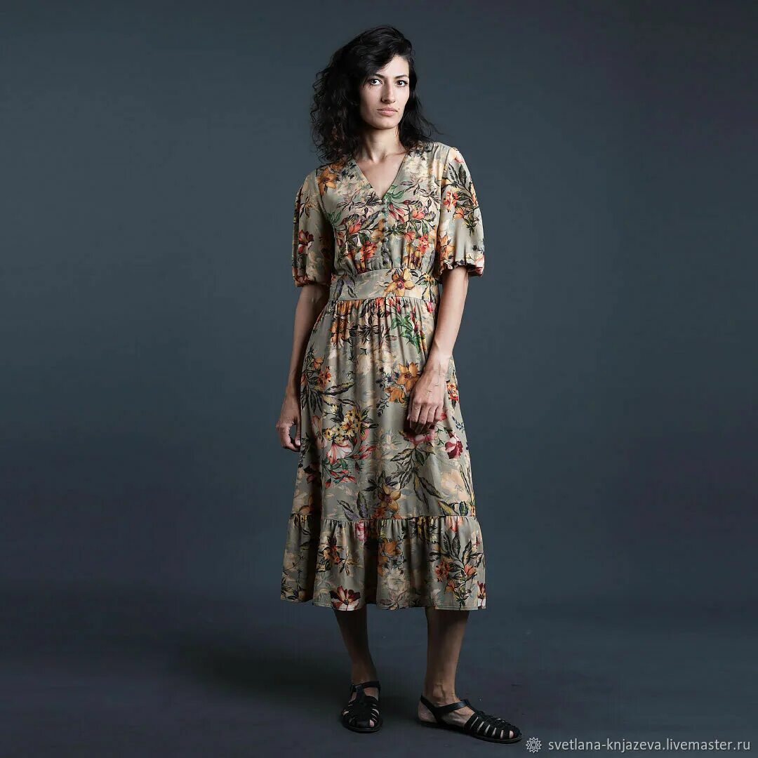 Платья во владимире цены и фото Платье вискоза: арт.1391 (076) - купить онлайн на Ярмарке Мастеров - RC2J0RU Пла