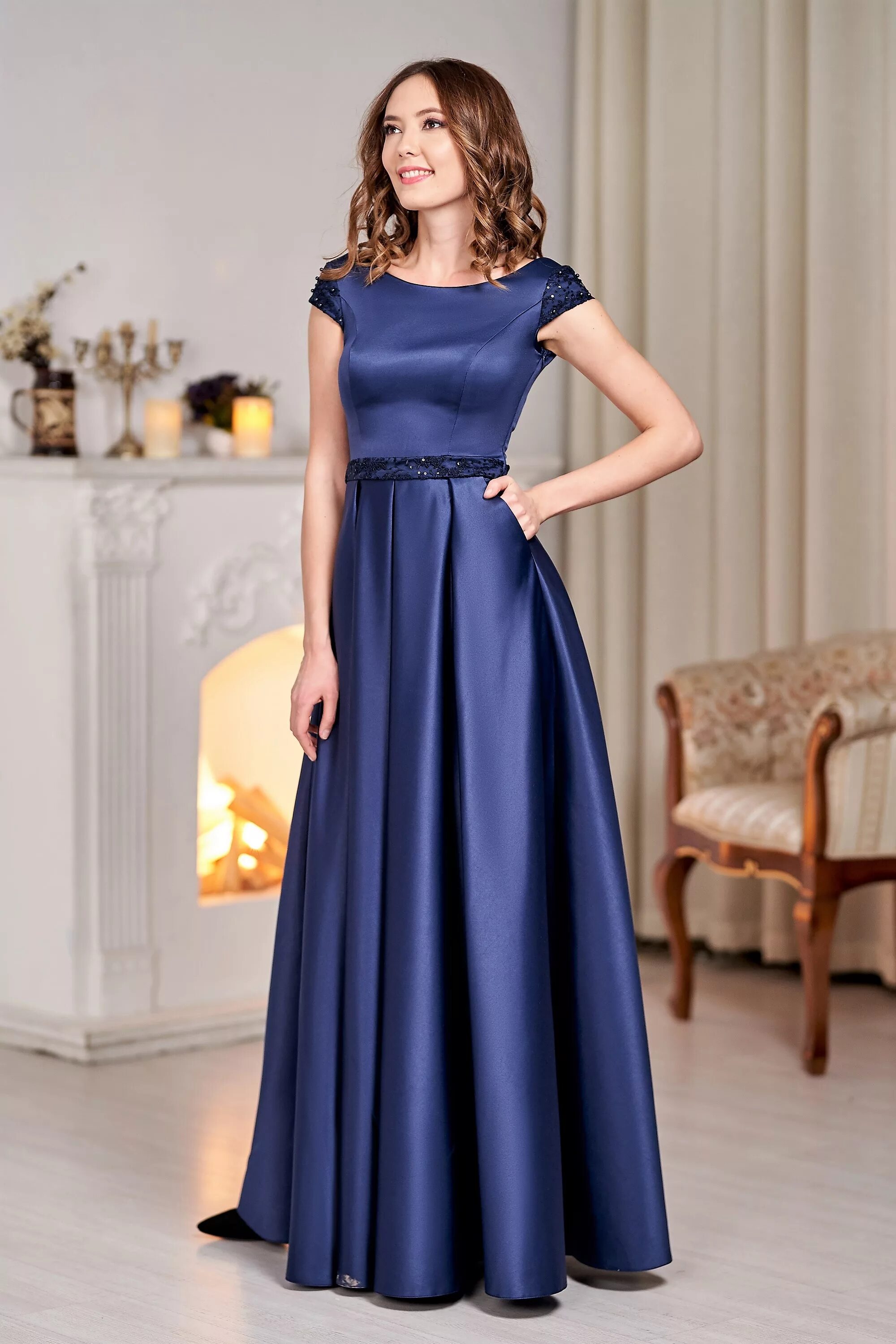 Платья воронеж фото Вечернее атласное платье VIVA Екатеринбург