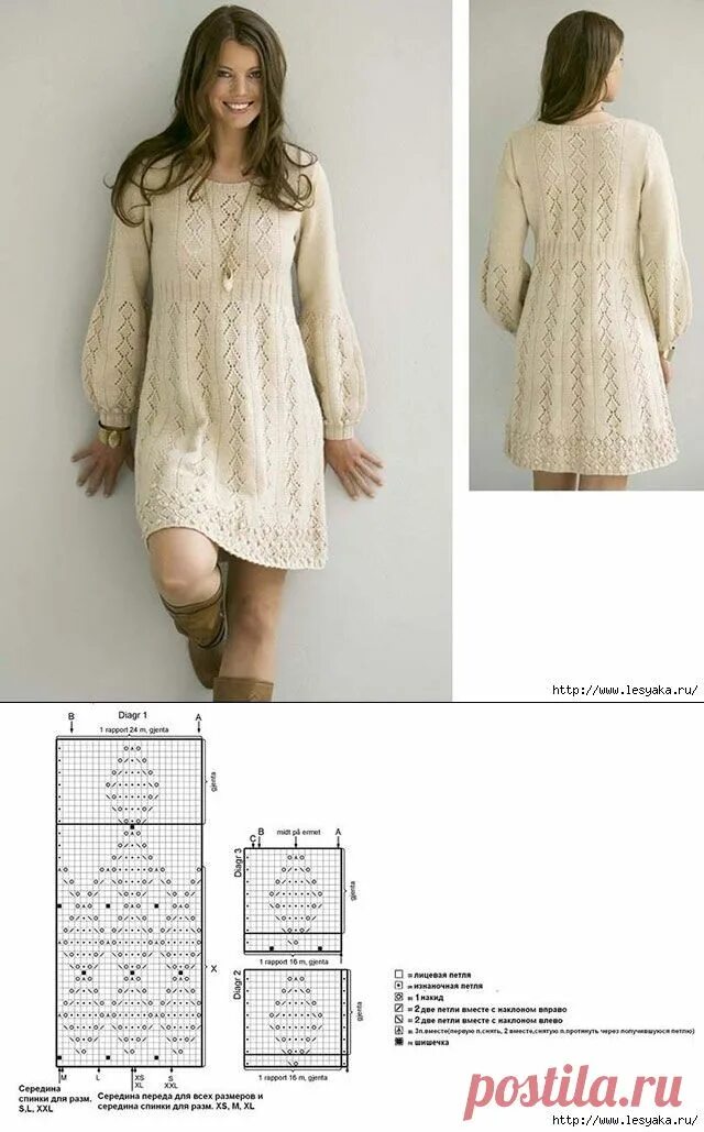 Платья вязаные спицами схемы фото машинное вязание Вязаная крючком одежда, Схемы вязания детских вещей, Модели вяз