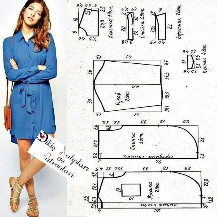 Платья выкройки бесплатно а4 #robalielbise #gömlekelbise #shirtdress #tunik #tunic olarak #tesettür icin de k