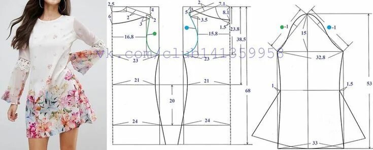 Платья выкройки бесплатно а4 Шитье простые выкройки простые вещи Выкройки, Бесплатная выкройка, Выкройки женс