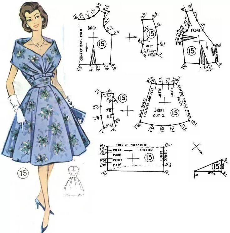 Платья выкройки бесплатно а4 Pin by Irina on Выкройки. Лучевой крой. 2 часть. Vintage dress patterns, Fashion