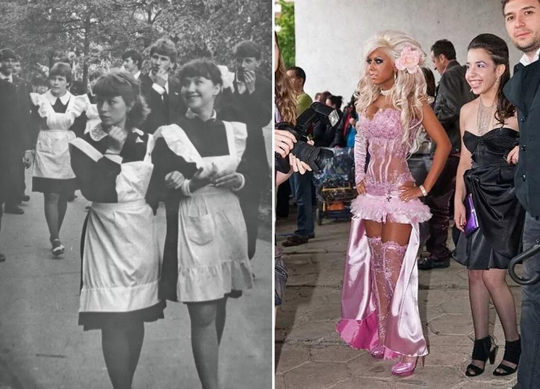 Платья выпускниц фото Старые выпускные платья: найдено 90 картинок