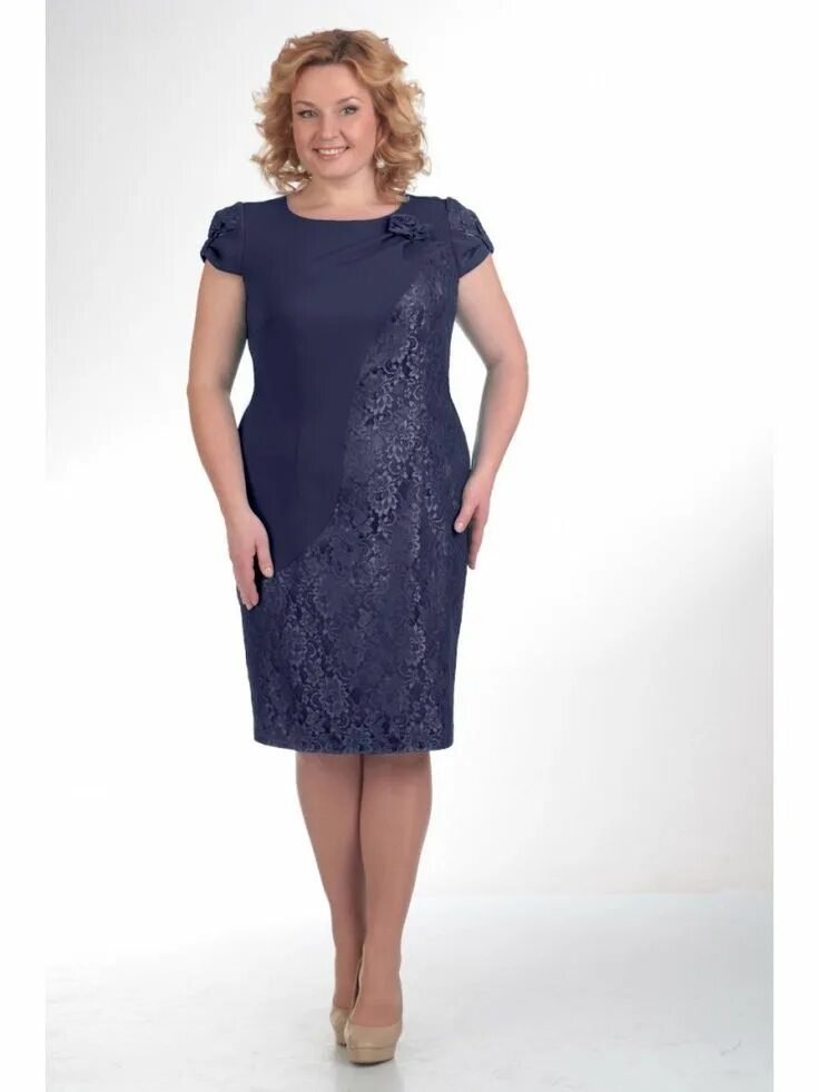 Платья женские нарядные недорого фото 2191-синий, Асолия, Платье нарядное из стрейчевой Dresses for work, Beautiful cu